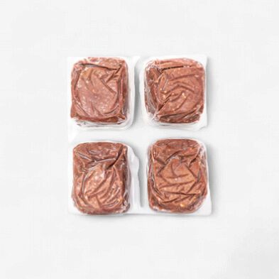 Red Dog Blue Kat - Cru Foundations, Venaison pour chat 4X1/4lb (113g)