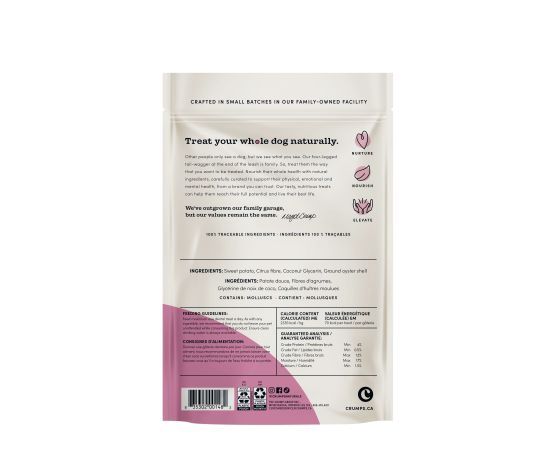 Crumps' - Naturals, Plaque Buster Advanced, Oral Care 270g for Medium &amp; Large Dogs