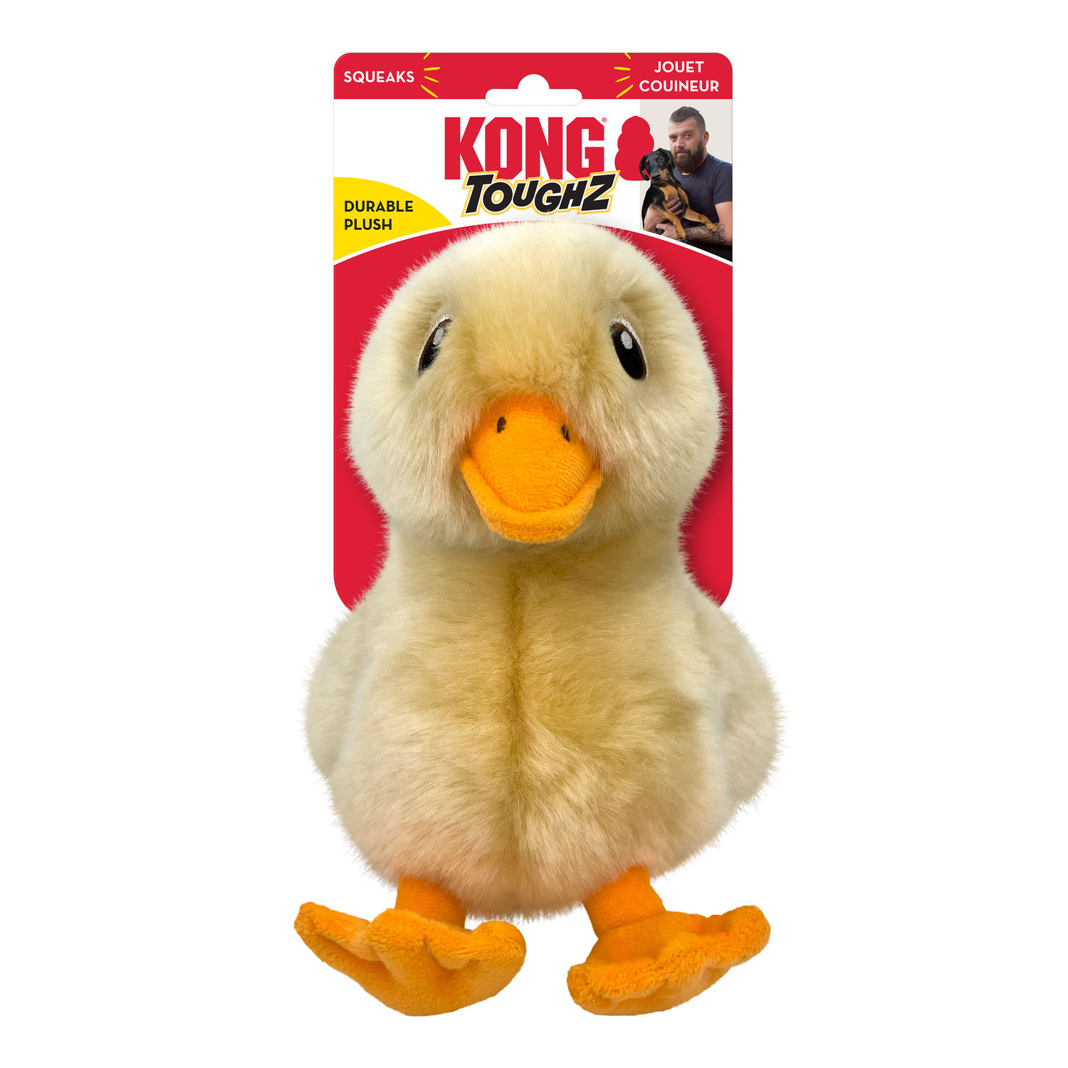 Kong - Toughz - toutou doux durable, Amimal: Canard