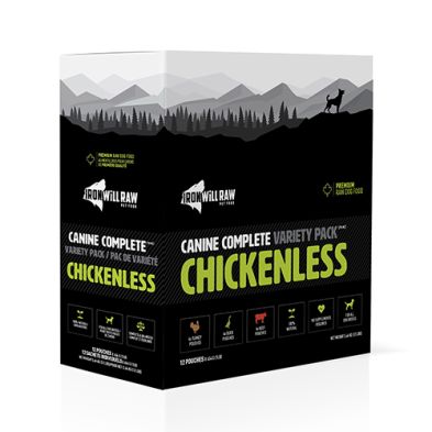 Iron Will Raw - Raw for Dogs, Canine Complete Feast Without Chicken, format: 12lbs