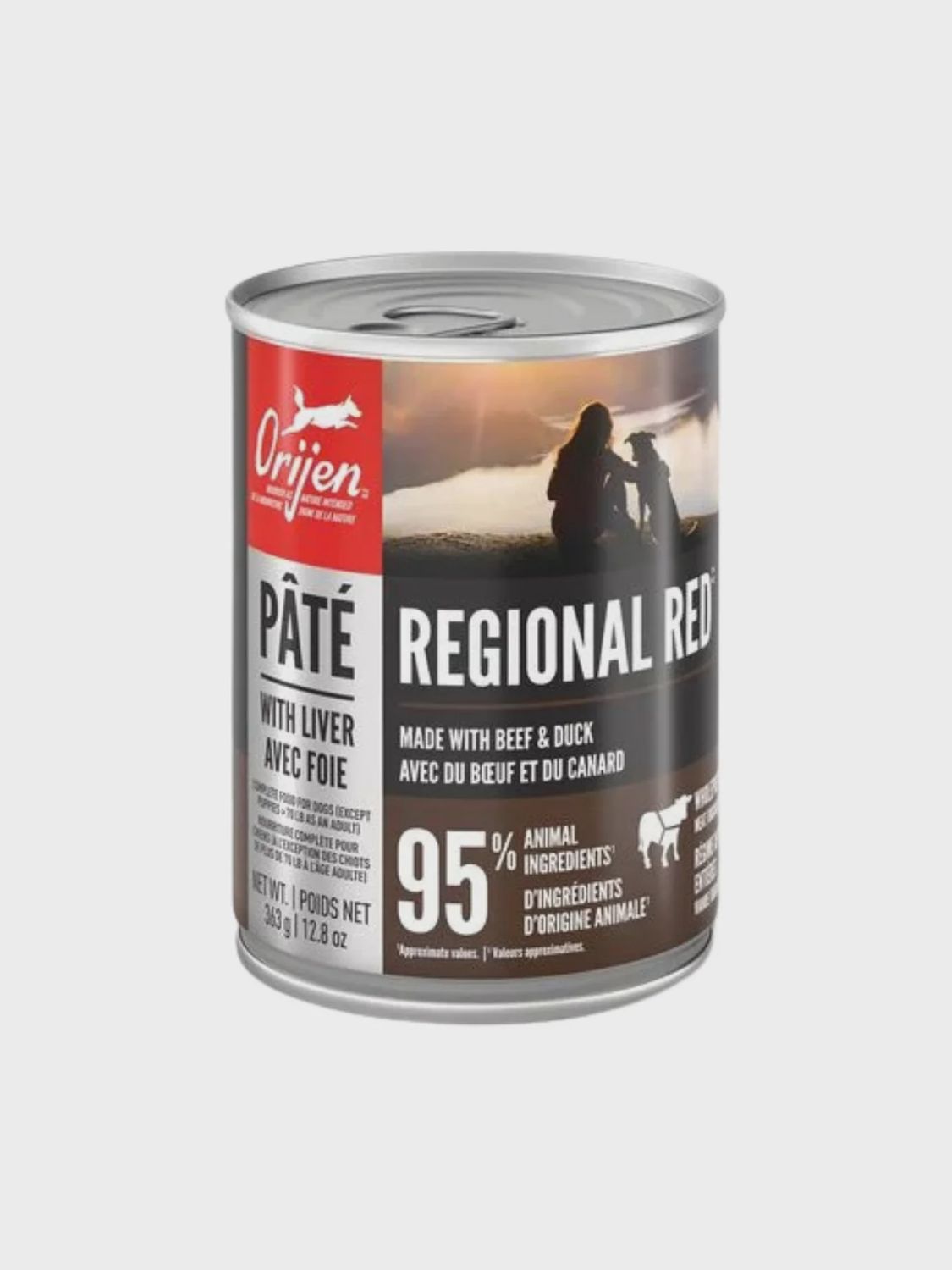 Orijen - Conserve pour chien, Pâté avec Foie 363g, saveur: Regional Red