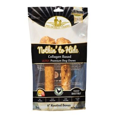 Nothin to Hide - Ultra Os Noué, quantitées: pqt de 2, saveur: Poulet, taille: 9''