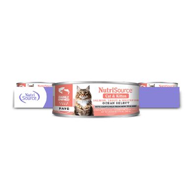 Nutrisource - Conserve, sans grains, avec lait de chèvres, ingrédients: Poisson