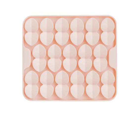 Dexypaws - Tapis De Léchage En Silicone "cache-cache" Carré, couleur: Rose