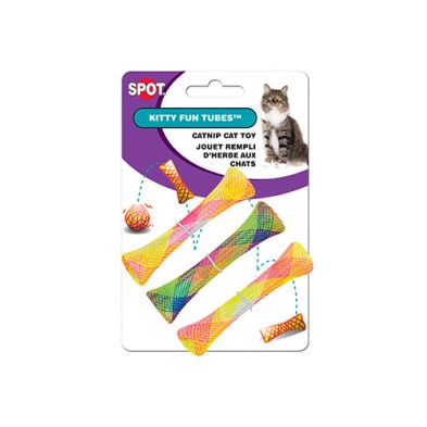 Spot -Jouets pour chat, tube kitty fun unitée, couleur assorties
