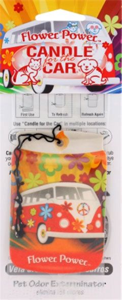 Holly Molly - Chandelle pour voiture (assainisseurs d'air), odeur: Flower Power