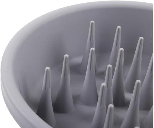Dexas - The Slow Feeder - Bol ralentisseur en silicone, couleur: Gris