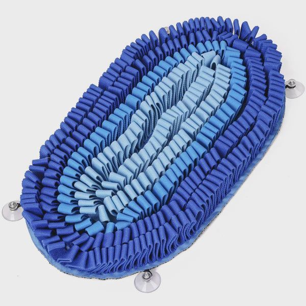 Pawz- Tapis de fouille oval bleu