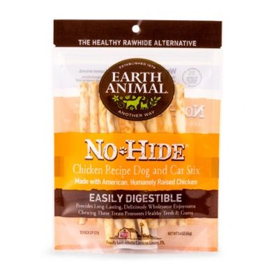 Earth Animal - No-Hide bâtonnets mince (stix) au poulet pour chien et chat