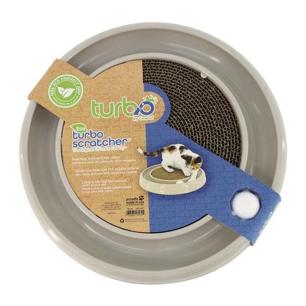 Coastal - Turbo Scratcher Eco avec balle, couleur: Gris