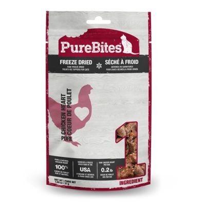 Pure Bites- Gâterie pour chat coeur de poulet 31gr