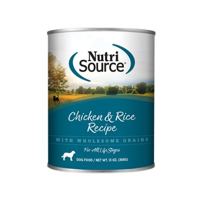 NutriSource - Conserve, Poulet &amp; Riz, 13 oz