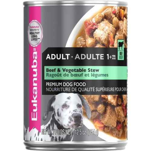Eukanuba-Pâté pour chien  35gr, ingrédients: Boeuf &amp; légumes