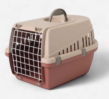 Savic- Transporteur rigide pour chien, en plastique Toscany avec porte de métaavec porte de métal