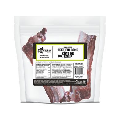 Iron Will Raw- Côtes de boeuf, format: Petit 1lb