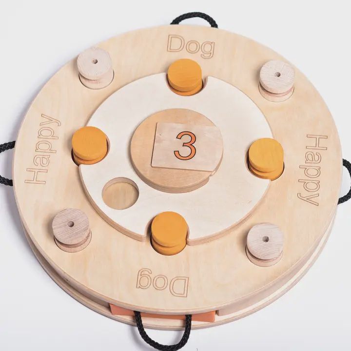 My Intelligent Pets- Casse-tête en bois gâteau de fête