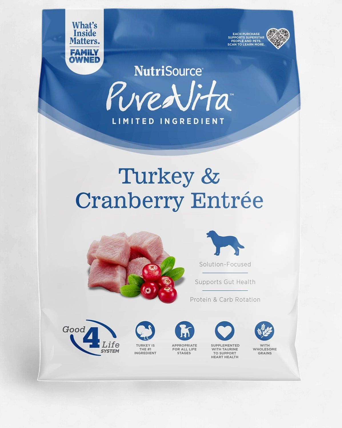 PureVita - Entrée de Dinde &amp; Canneberge, format: 25 lb