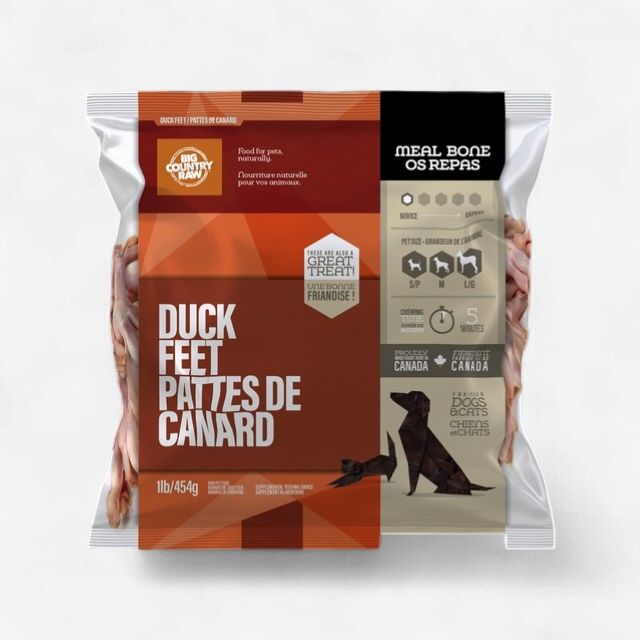 Big country raw -Pied de canard  1lb