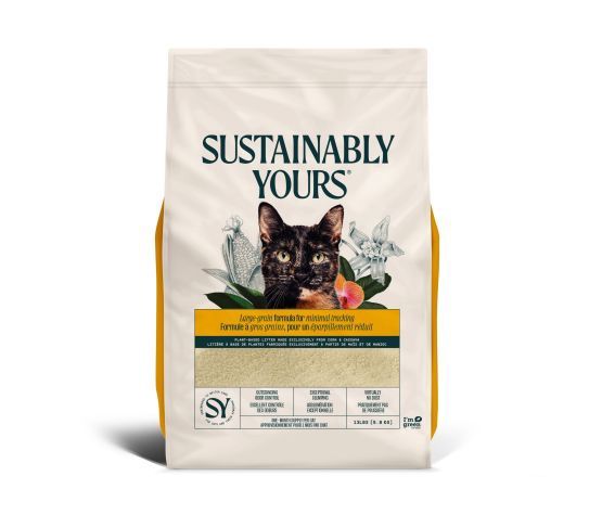 Sustainably Yours- Litière "large-grain" Formule à Gros Grains 13 Lb
