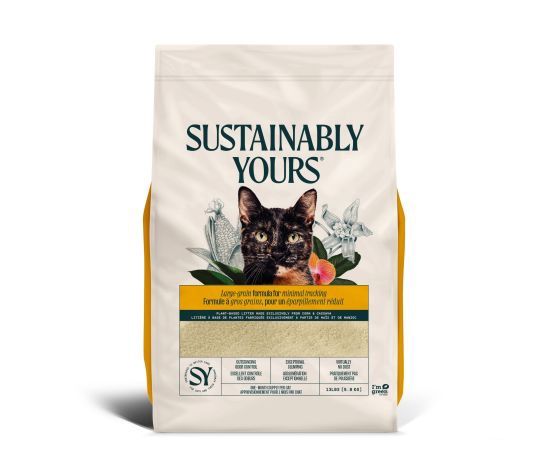 Sustainably Yours- Litière "large-grain" Formule à Gros Grains, format: 26lbs