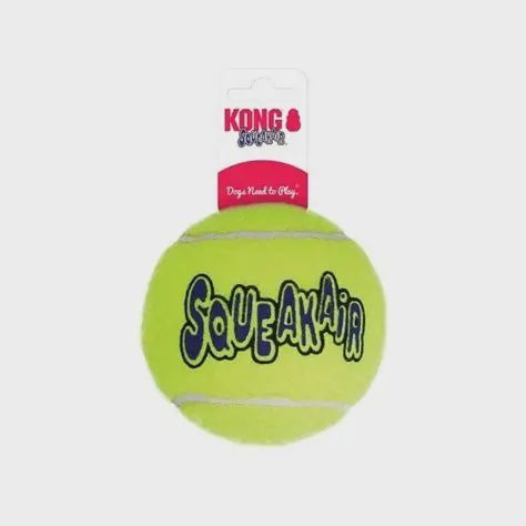 Kong - Squeakair ,balle type tennis quinneur jaune