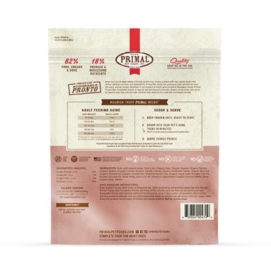 Primal - Pronto, nourriture crue pour chien 4 lbs