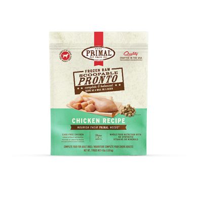 Primal - Pronto, Nourriture crue pour chien en bouchées 4 lbs