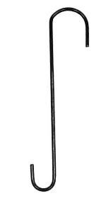 More birds - Crochet pour mangeoire noir