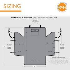 K&amp;H- Housse d'auto pour coffre arrière grise