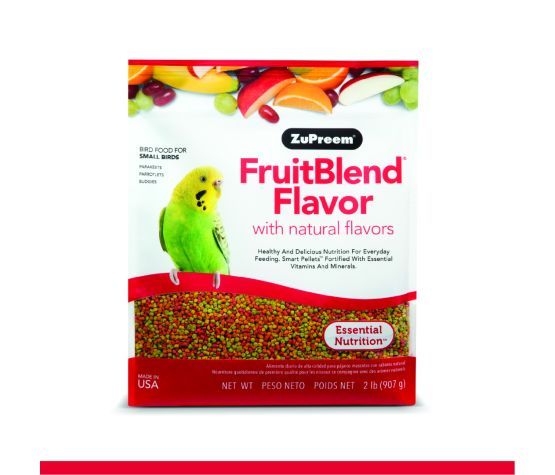 Zupreem- "fruitblend" Nourriture pour tous types d'oiseaux