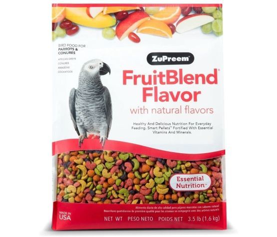 Zupreem- "fruitblend" Nourriture pour tous types d'oiseaux