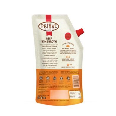 Primal - Bouillon de boeuf pour chat et chien - 20oz