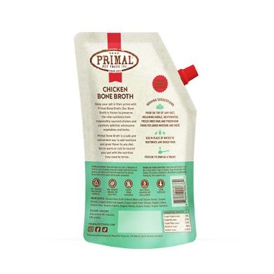Primal - Bouillon de poulet pour chat et chien - 20oz