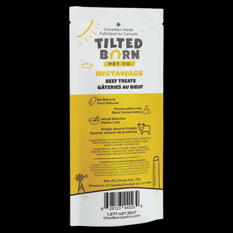 Tilted Barn - Instawags - bâtonnets de gâterie - 27g