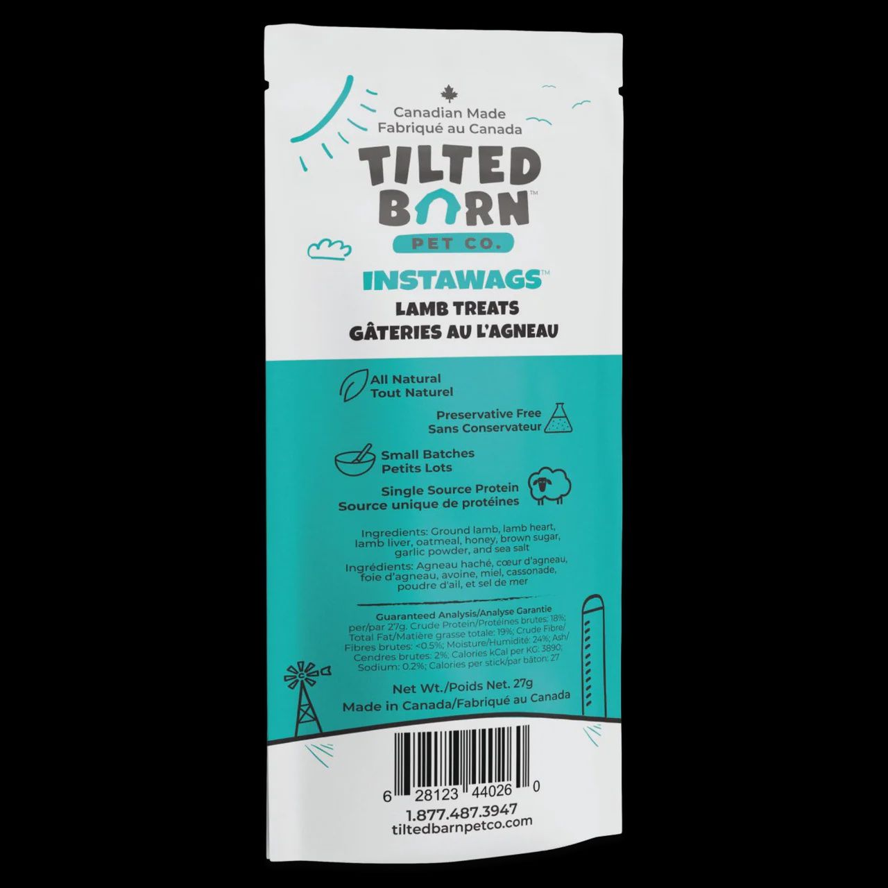 Tilted Barn - Instawags - bâtonnets de gâterie - 27g