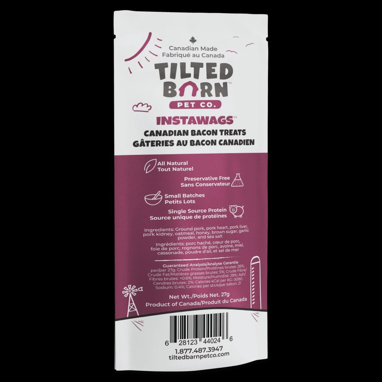 Tilted Barn - Instawags - bâtonnets de gâterie - 27g