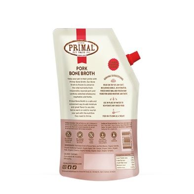 Primal - Bouillon de porc pour chat et chien - 20oz