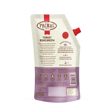 Primal - Bouillon de dinde pour chat et chien - 20oz