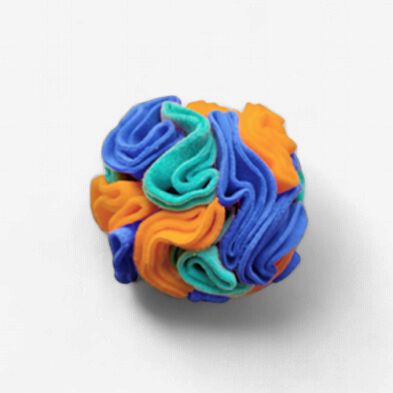 Foufou Brands - Tapis de fouille en forme de balle bleu et orange, format: Large