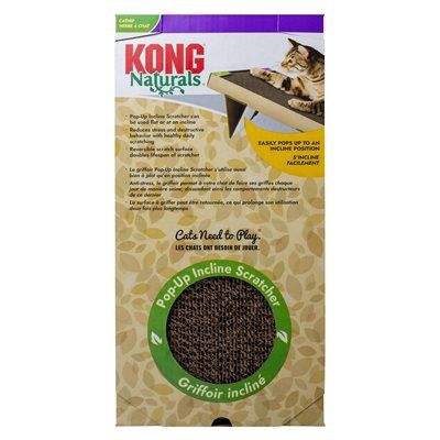 Kong - Naturals, griffoir pour chat, inclinable pop-up