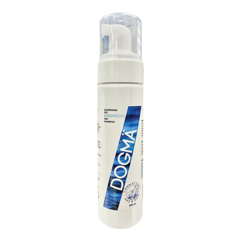 Dogma - DogMouss, shampoing sec en mousse sans rinçage  210ml