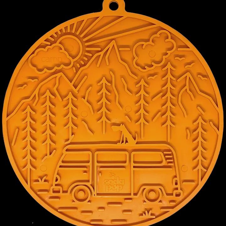 SodaPup -Tapis à lécher Camp eMat avec ventouses