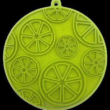 SodaPup -Tapis de léchage d’enrichissement eMat motif agrumes avec ventouses