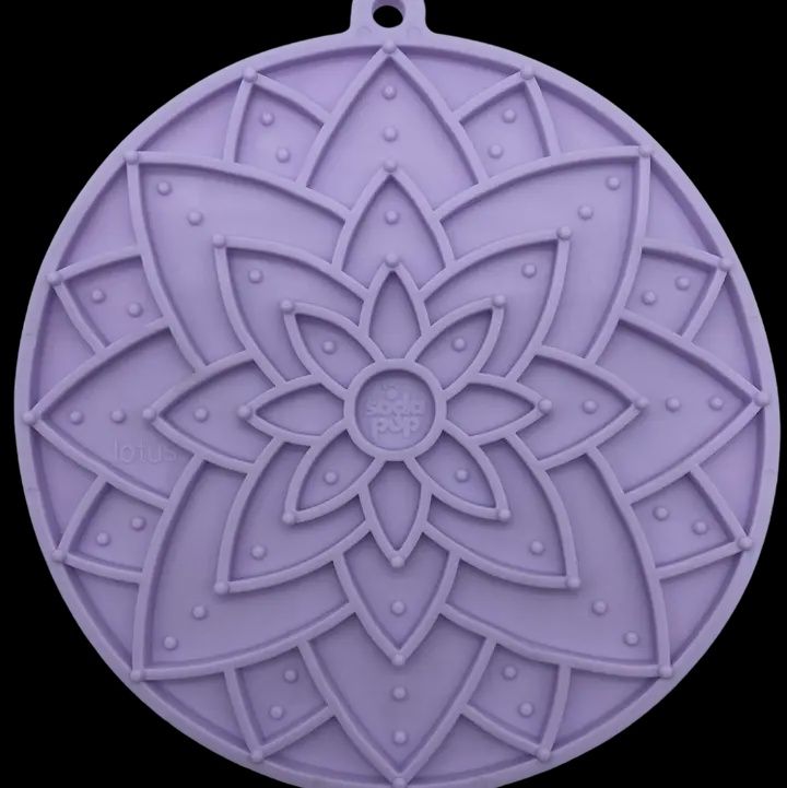 SodaPup -Tapis à lécher Lotus eMat avec ventouses