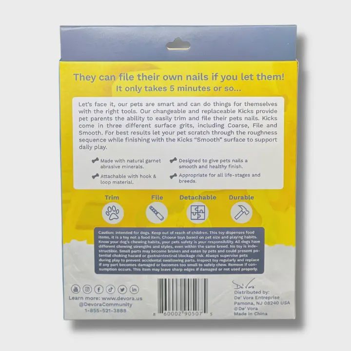 De' Vora Pet - Rechange pour l'outil de limage des griffes, Scratch Square