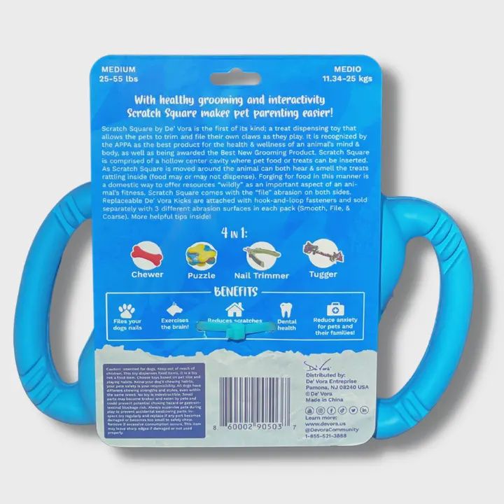 De' Vora Pet - Outil de limage des griffes, Scratch Square