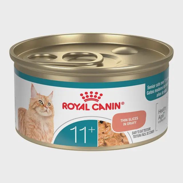 Royal Canin - Âgé 11+, Fines tranches en sauce, conserve, format: 1 x 3oz
