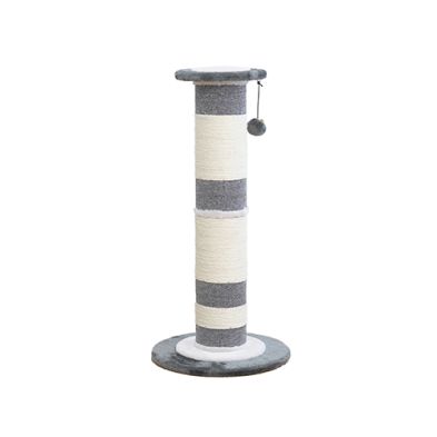 PetPals Group - Griffoir pour chat avec balle gris et blanc