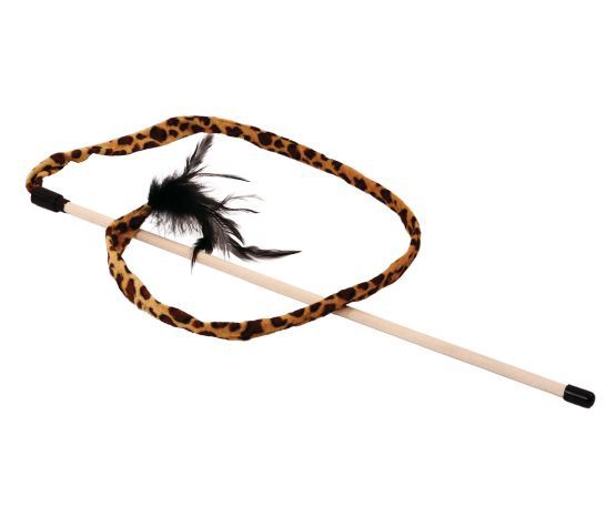 Büd'z - Jouet serpentin pour chat sur bâton 49''