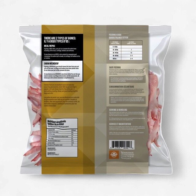 Big Country Raw - Pattes de poulet - 1lbs